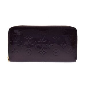 Louis Vuitton Vernis Patent Zippy Wallet Amaranth Purple Long